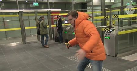 Chajzer testuje nową linię metra!