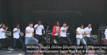 Roztańczona Michelle Obama