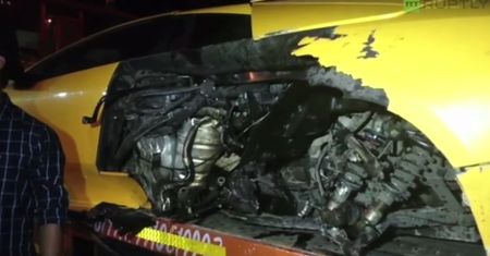Rozbił lamborghini za 400 tys. euro