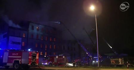 Spłonął zabytkowy młyn w Tarnowie