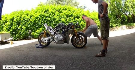 Stworzył imponujący motocykl od zera