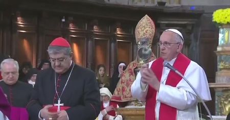 Cud z udziałem papieża Franciszka?