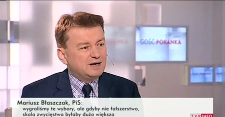 Mariusz Błaszczak o prawie wyborczym