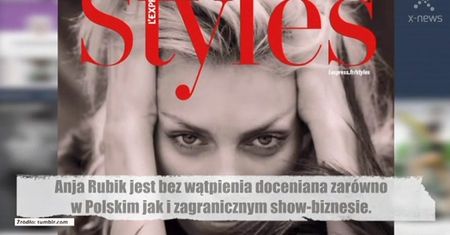 Anja Rubik w odważnej sesji