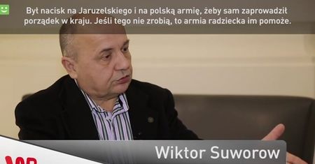 Suworow: armia radziecka weszłaby do Polski