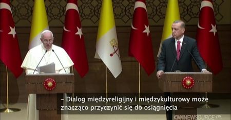 Apel papieża Franciszka w Turcji