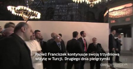 Papież Franciszek w Błękitnym Meczecie