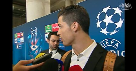 Cristiano Ronaldo po finale LM