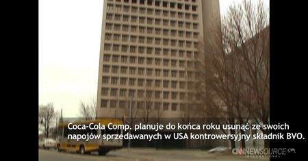 Coca-Cola wycofuje z napojów BVO