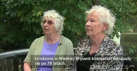 Bliźniaczki odnalazły się po 78 latach