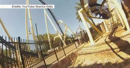 Poszła na roller-coaster z kamerą