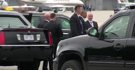 Barack Obama odleciał do Brukseli
