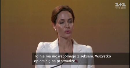 Angelina Jolie o przemocy seksualnej