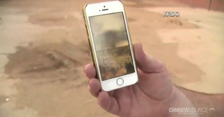 Nie zauważył, że nadciaga tornado