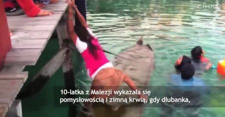 Dziesięciolatka uratowała dzieci i łódkę