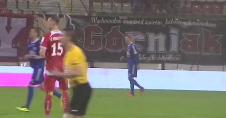 Burza przerwała mecz Widzew - Piast