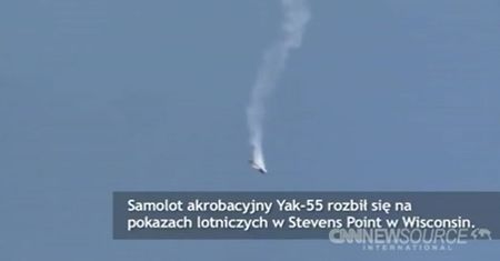 Tragedia na pokazie lotniczym