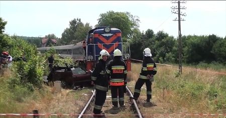 Tragedia na przejeździe kolejowym