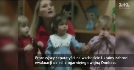 Dzieci zakładnikami terrorystów na Donbasie