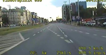 Pijany taksówkarz pędził ponad 100 km/h