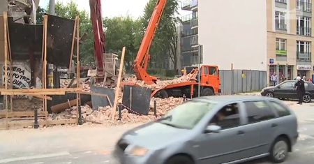 Katastrofa budowlana w Warszawie
