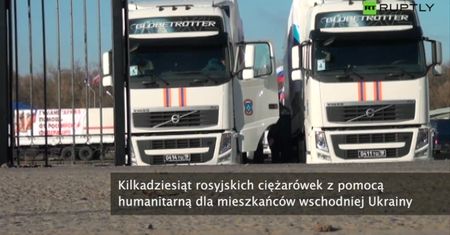 Rosyjski konwój z pomocą już w Ługańsku