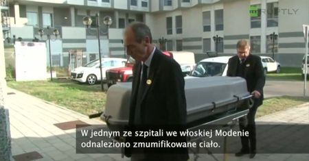 Zmumifikowane ciało w szpitalu