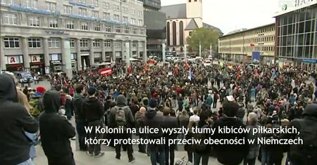 Niemieccy chuligani nie chcą ekstremistów islamskich