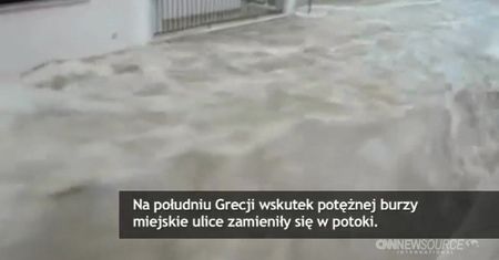 Nawałnica w Grecji
