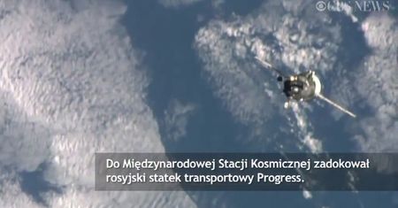Progress zadokował do ISS