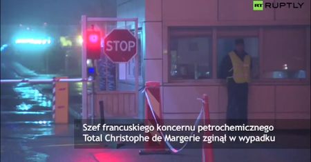 Christophe de Margerie zginął w wypadku