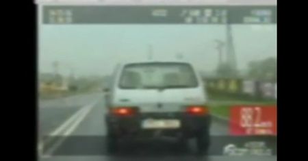 Nagranie ucieczki przed policją