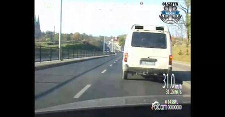 Niecodzienny finał kontroli drogowej