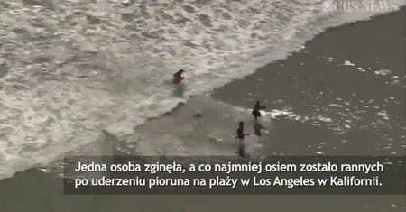 Zginął na plaży rażony piorunem