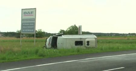 Wypadek busa na Mazowszu