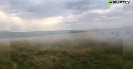 Świadek: Zestrzelili dwa samoloty naraz