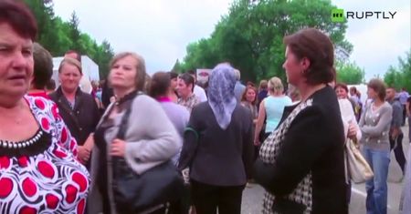 Ukrainki protestują przeciw mobilizacji