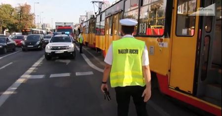 Wypadek w Warszawie