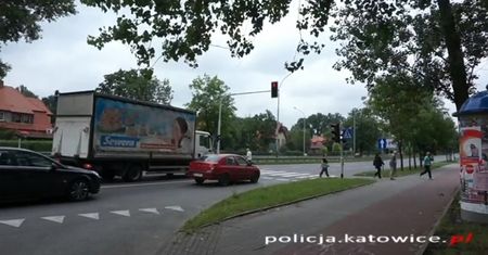 Katowiccy kierowcy złapani 'na czerwonym'