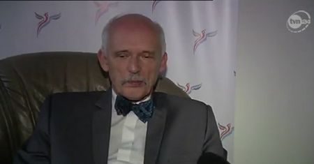 Korwin-Mikke o spoliczkowaniu Boniego