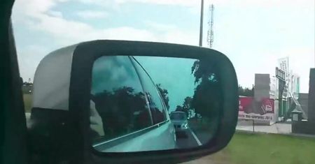 Bezmyślna jazda kierowcy BMW
