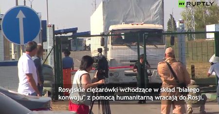 'Biały konwój' wraca do Rosji