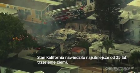 Potężne trzęsienie ziemi w Kalifornii