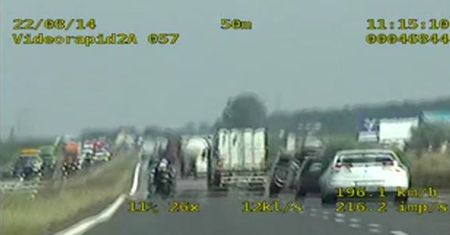 Pościg na drodze krajowej nr 1