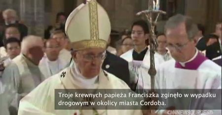 Zginęło troje krewnych papieża Franciszka