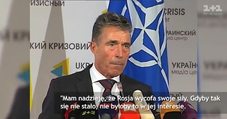 NATO oczekuje, że Rosja nie wkroczy na Ukrainę