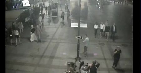 Nagranie rajdu kierowcy po sopockim Monciaku