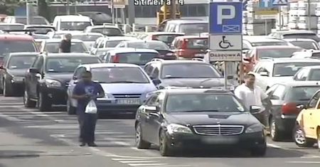 Katowiccy kierowcy na miejscu dla niepełnosprawnych