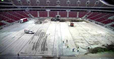 Niezwykły film ze Stadionu Narodowego