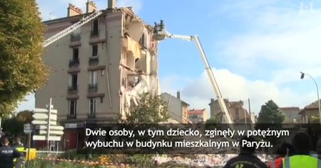 Potężny wybuch gazu w Paryżu
